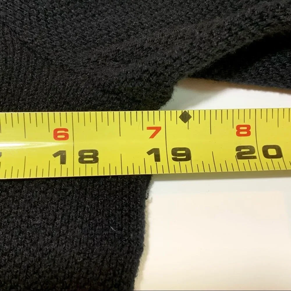 J.Crew‎ Mercantile Black Crewneck Long Sleeve Cotton Sweater S